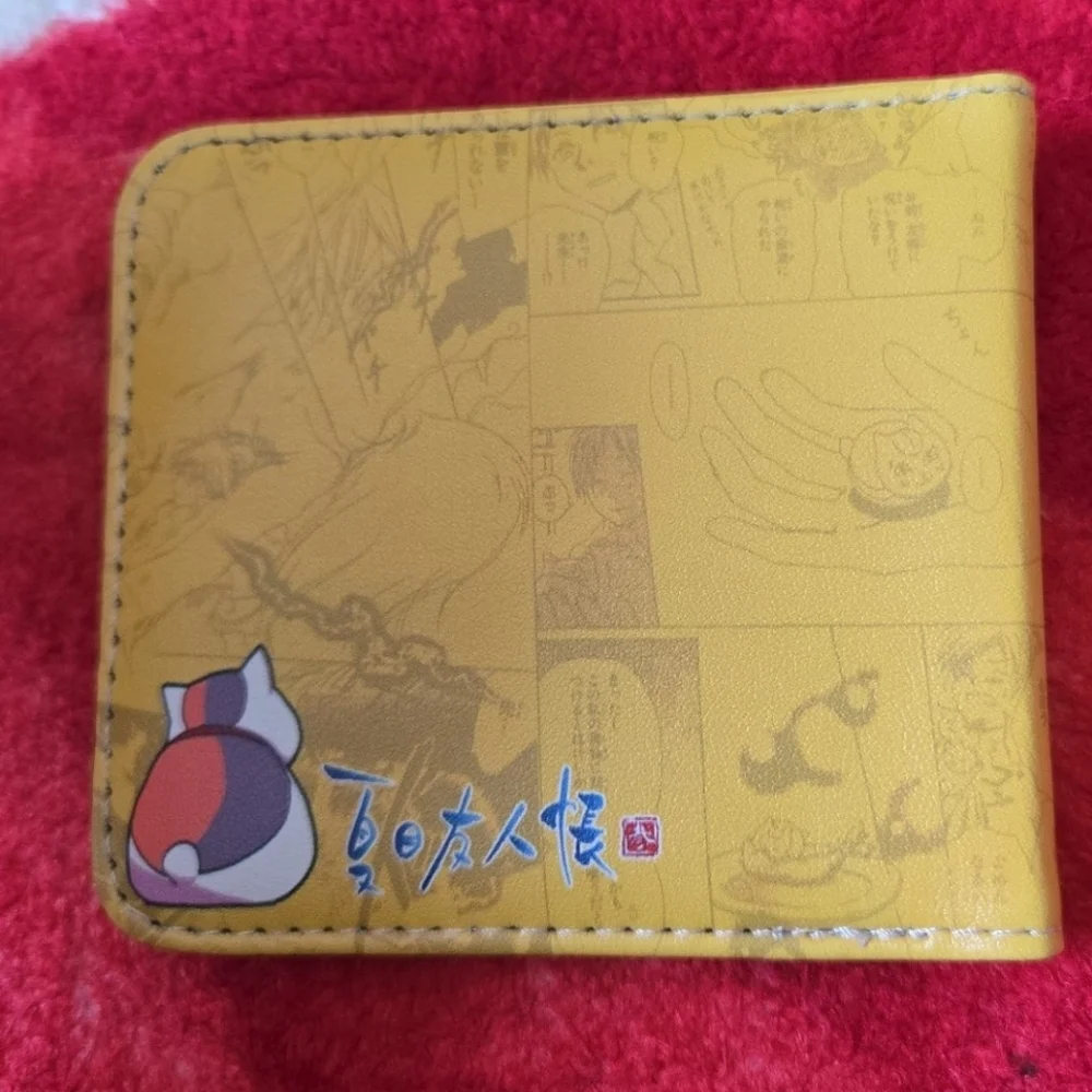 New natsume yuujinchou anime manga leather wallet